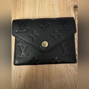 Louis Vuitton Black Victorine Wallet